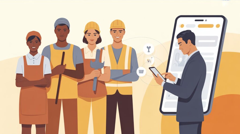 Employeur au Bénin recherchant une main-d’œuvre fiable sur une plateforme en ligne